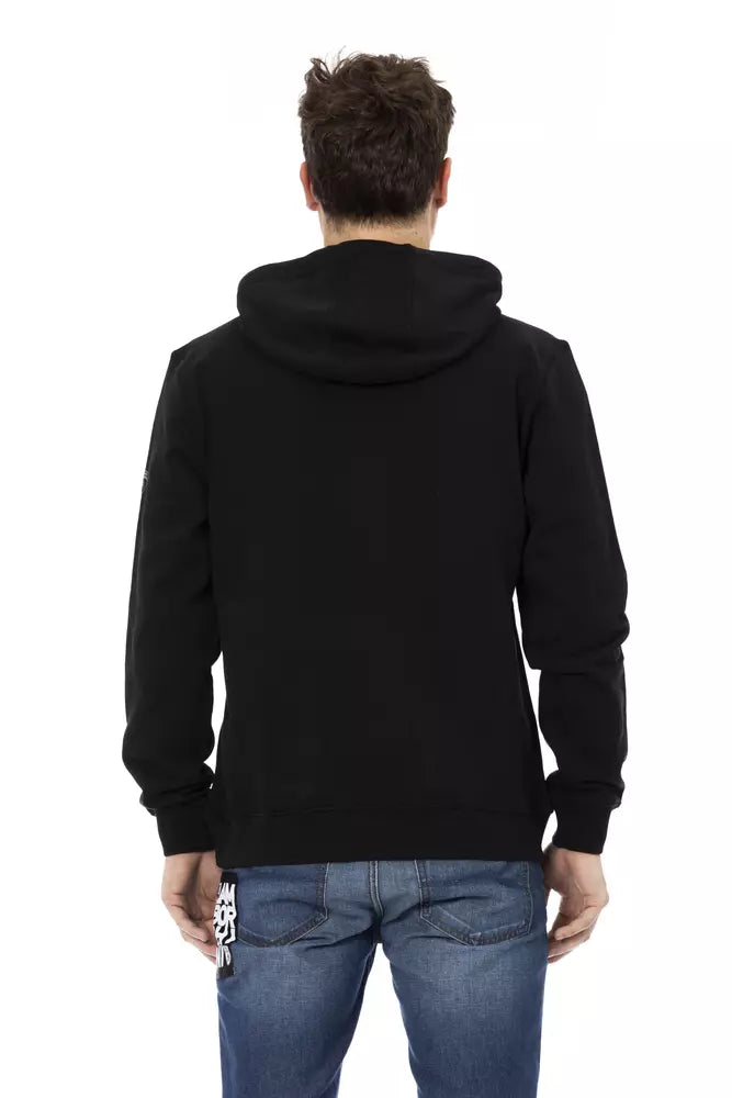 Automobili Lamborghini Men's Black Cotton Sweater Hoodie