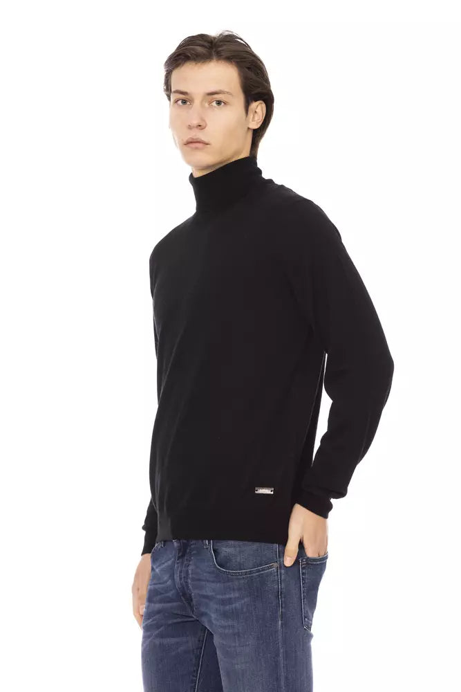 Baldinini Trend Men's Black Turtleneck Sweater