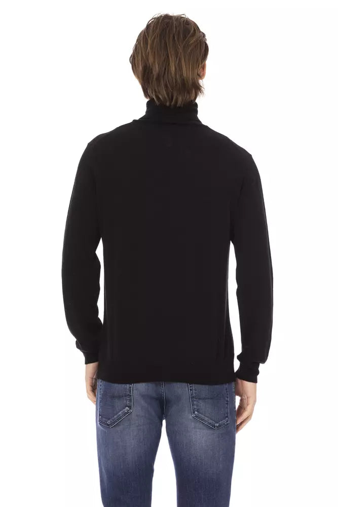 Baldinini Trend Men's Black Turtleneck Sweater