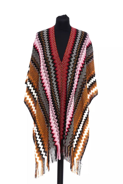 Poncho by Missoni for unisex in acrylic polyester viscose & wool multicolor showcases a opulent silhouette, artfully detailed with a sophisticated and premium for a opulent finish.