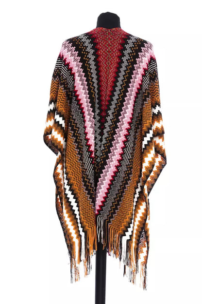Poncho by Missoni for unisex in acrylic polyester viscose & wool multicolor, featuring a relaxed luxury silhouette detailed with and a relaxed luxury .
