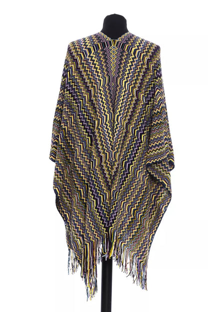 Missoni Women's Multicolor Wool Poncho