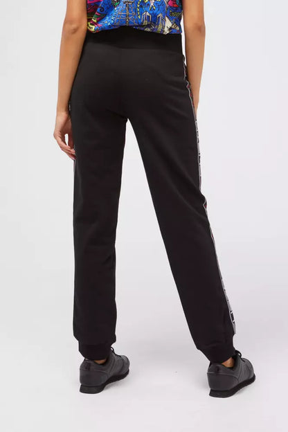 Black Custo Barcelona Women's Cotton Joggers Pants