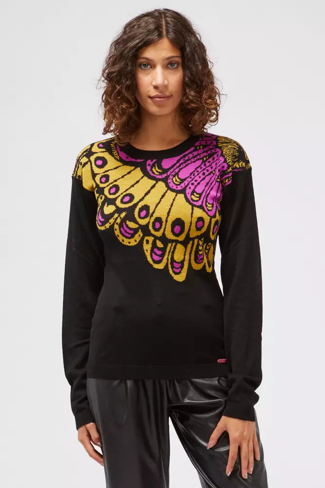 Black Custo Barcelona Women's Wool Sweater