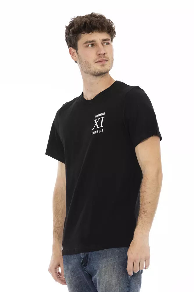 Bikkembergs Men's Black Cotton T-Shirt