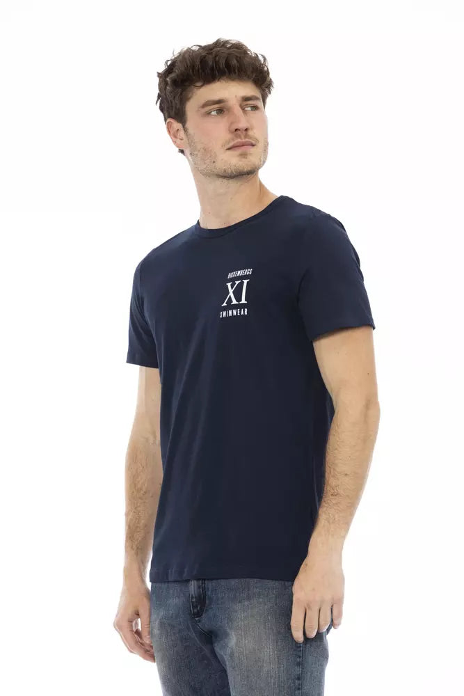 Bikkembergs Men's Blue Cotton T-Shirt