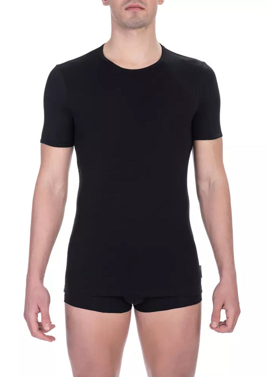 Bikkembergs Men's Black Cotton T-Shirt