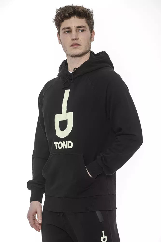 Tond Men's Black Cotton Sweater