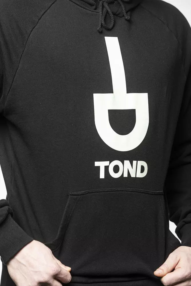 Tond Men's Black Cotton Sweater