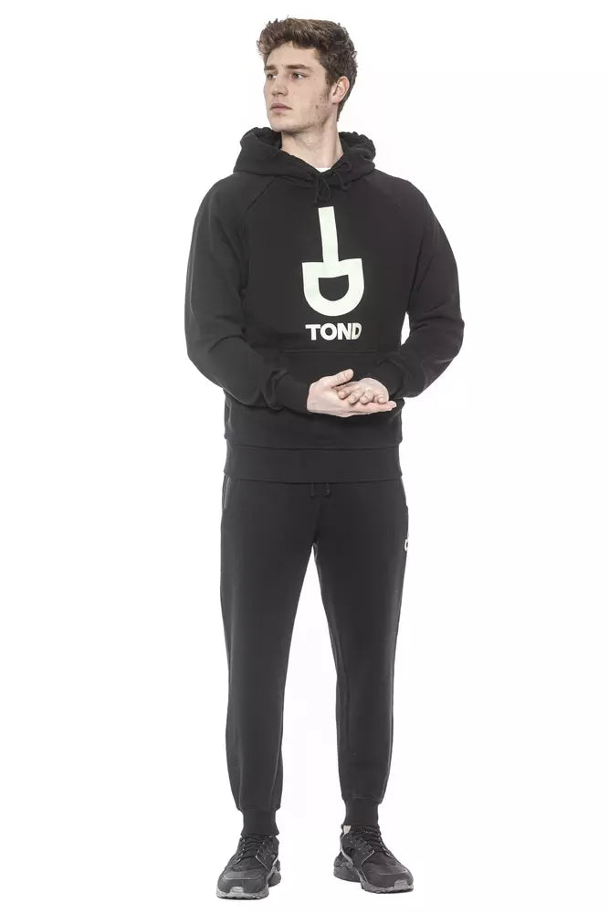 Tond Men's Black Cotton Sweater