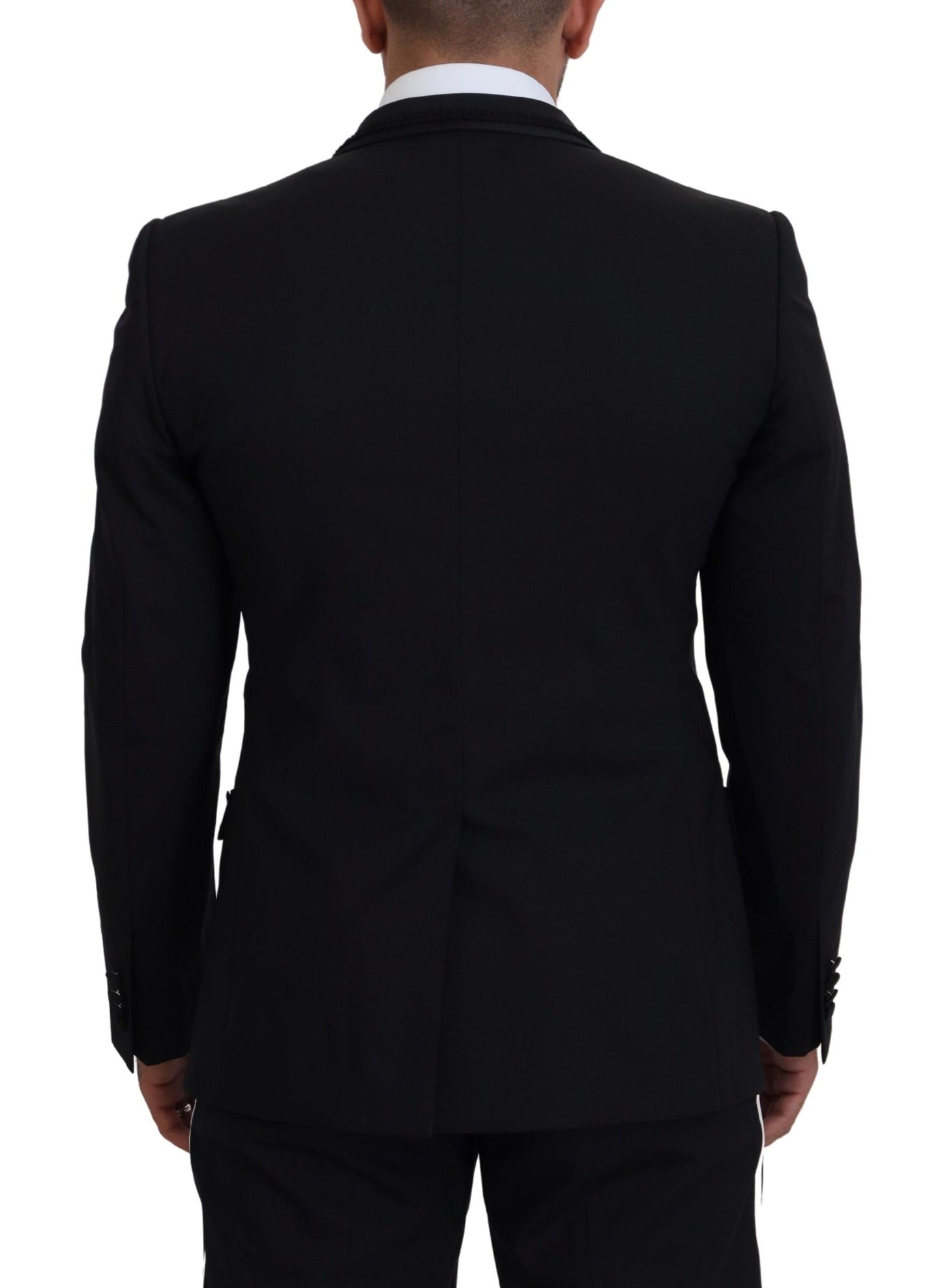 Dolce & Gabbana Men's Black MARTINI Slim Fit Jacket Blazer