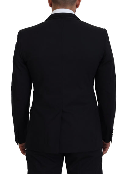 Dolce & Gabbana Men's Black MARTINI Slim Fit Jacket Blazer