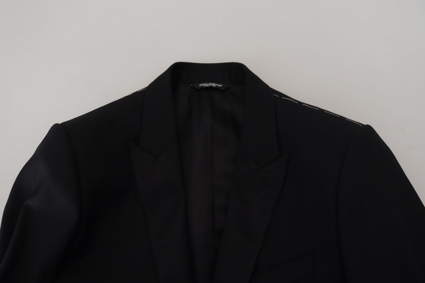 Dolce & Gabbana Men's Black Slim Fit Formal Martini Blazer
