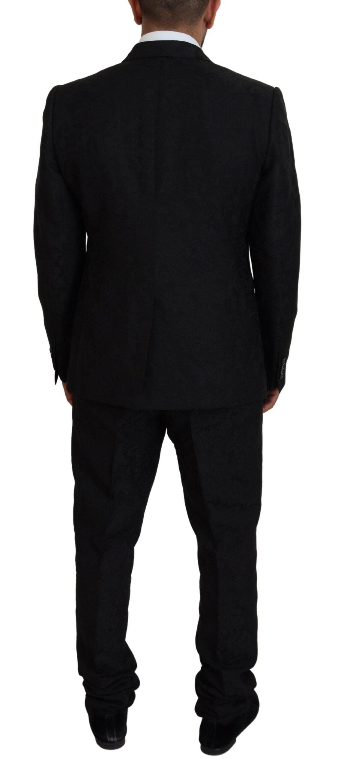 Dolce & Gabbana Men's Black Single Breasted 2 Piece MARTINI Suit