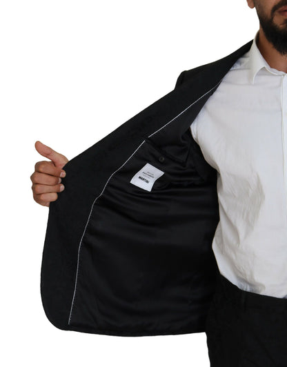 Dolce & Gabbana Men's Black Single Breasted 2 Piece MARTINI Suit