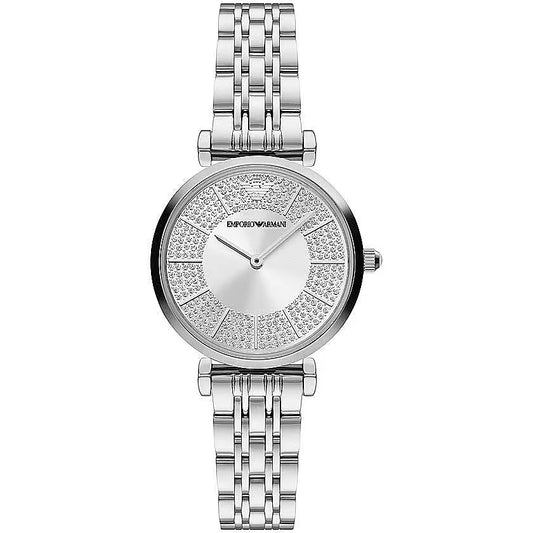 Emporio Armani AR11445 Elegant Silver-Toned Women's Watch