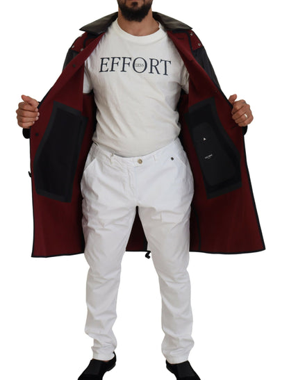 Dolce & Gabbana Men's Black Trench Hooded Parka Cotton Jacket