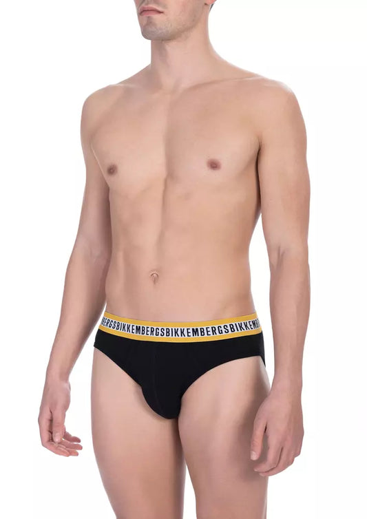 Bikkembergs Black Cotton Underwear