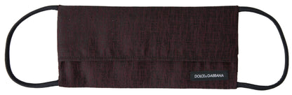 Dolce & Gabbana Face Mask - Brown Maroon