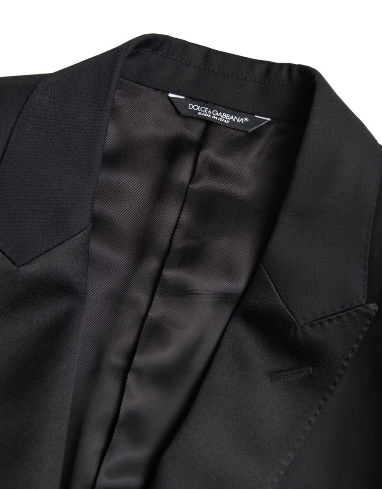 Dolce & Gabbana Men's Black Wool Single Breasted MARTINI Blazer
