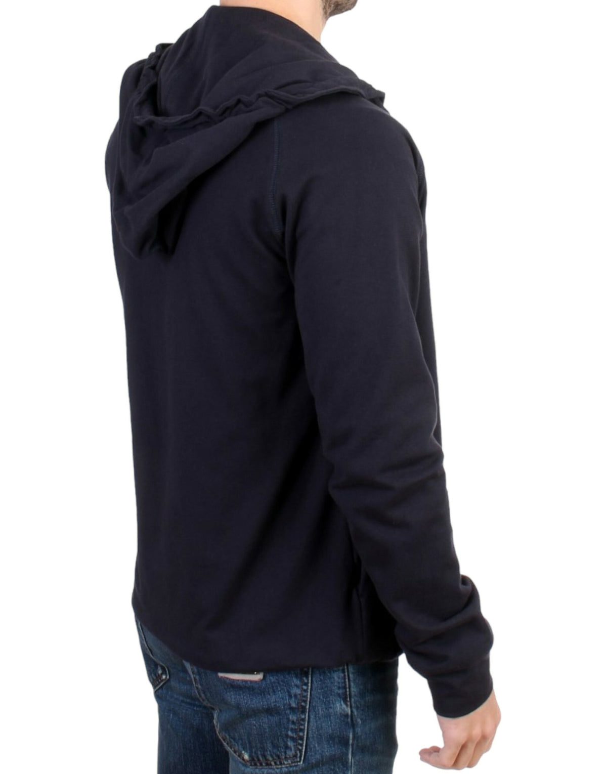 Costume National Men's Cotton Hoodie - Blue