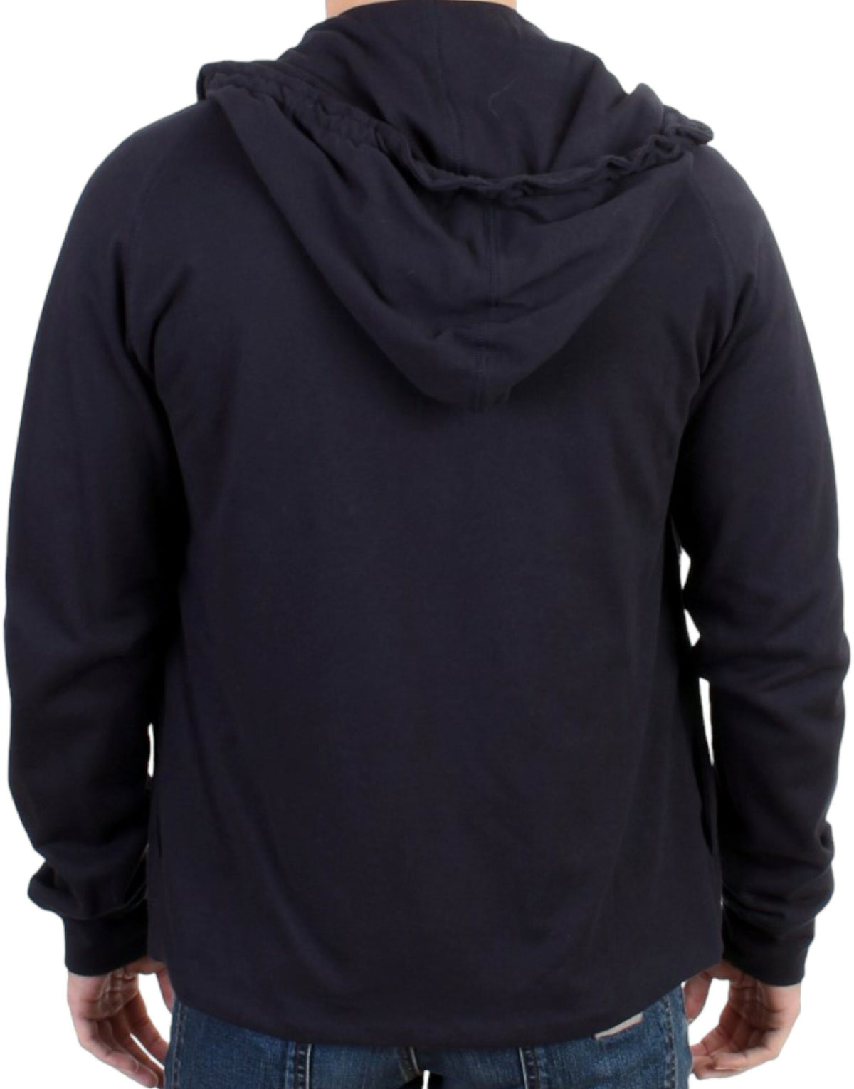 Costume National Men's Cotton Hoodie - Blue