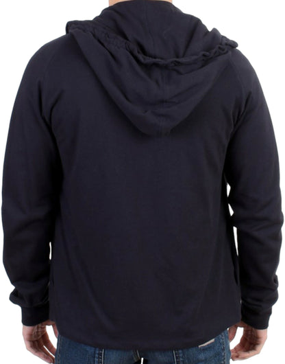 Costume National Men's Cotton Hoodie - Blue