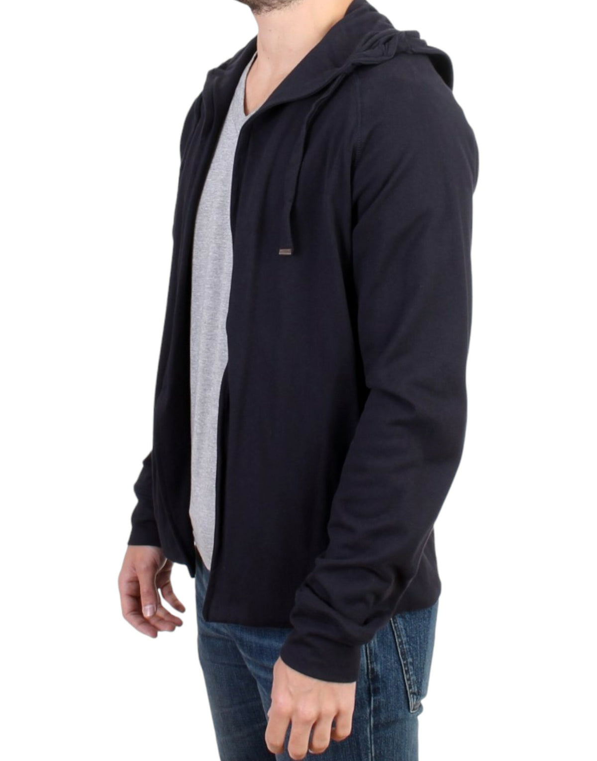 Costume National Men's Cotton Hoodie - Blue