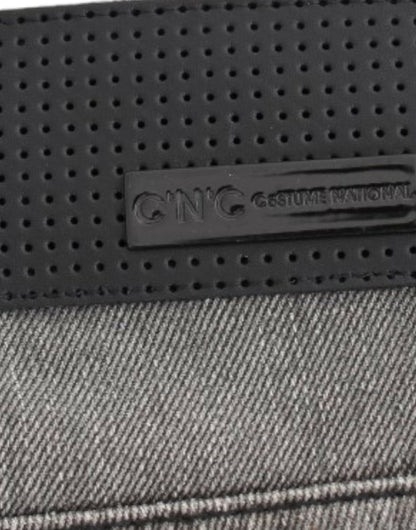 Grey Straight Leg Jeans