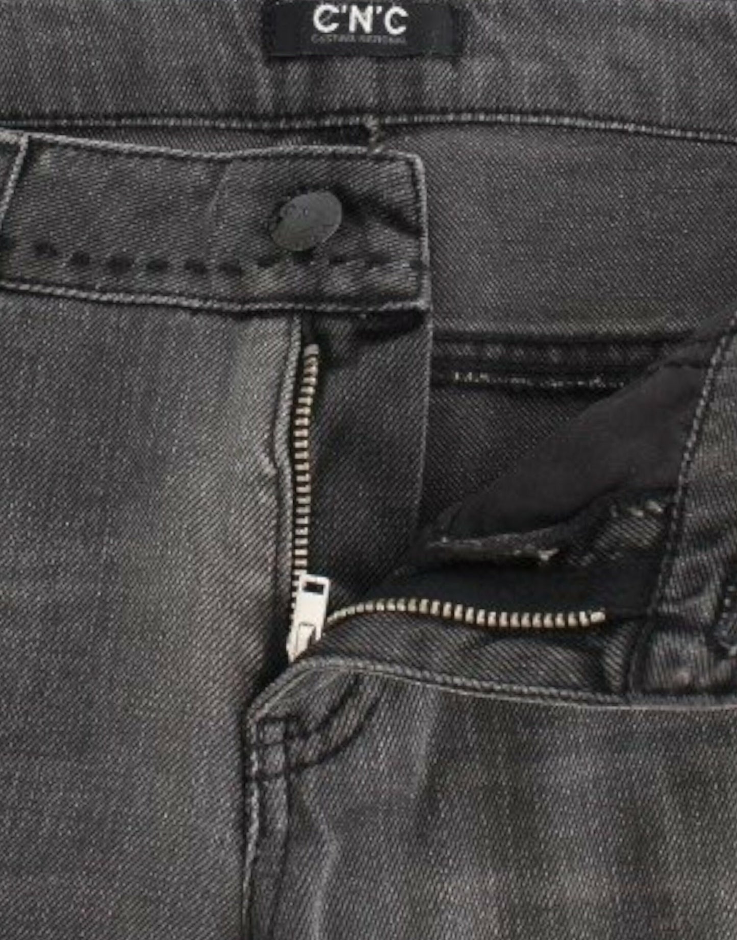 Grey Straight Leg Jeans