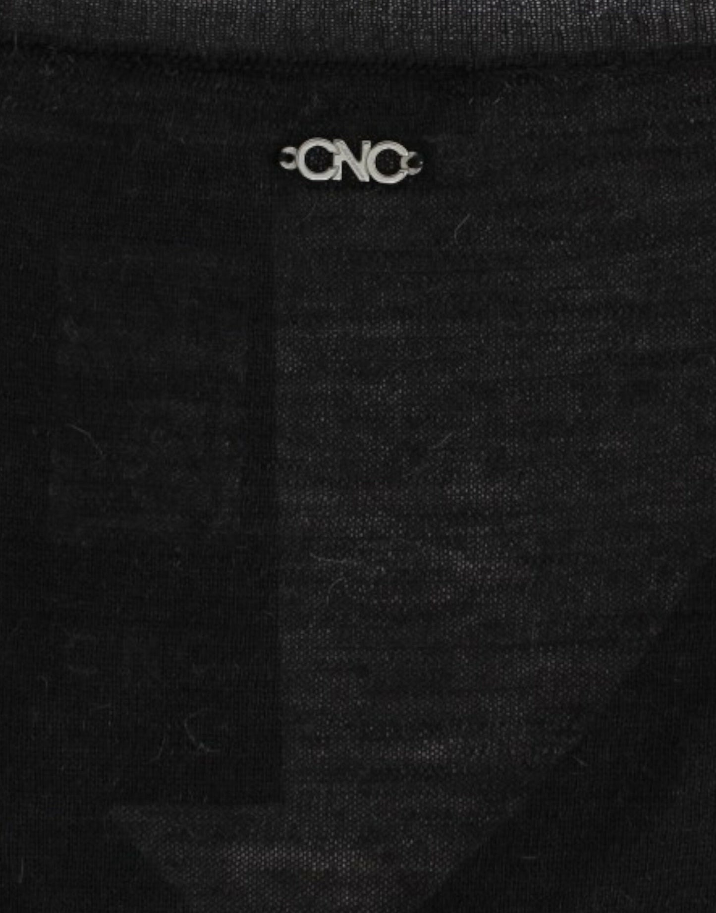 Costume National Women's Black V-neck lightweight sweater