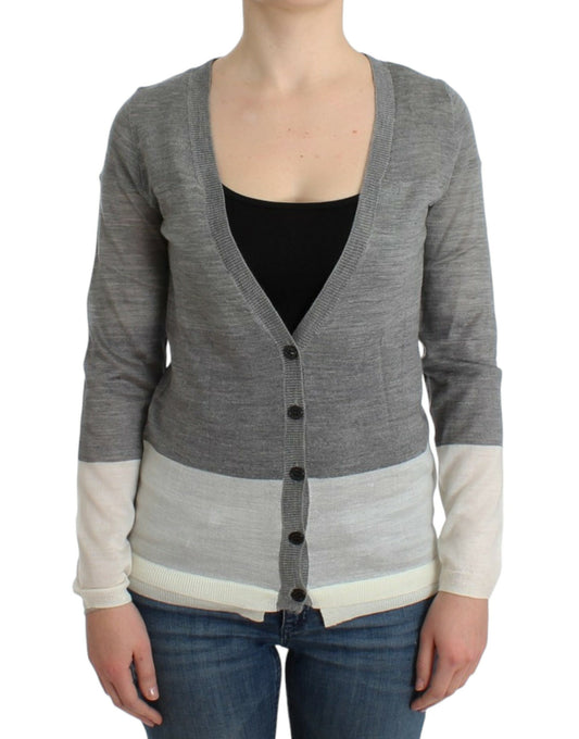 Costume National Women's Grey lightweight cardigan