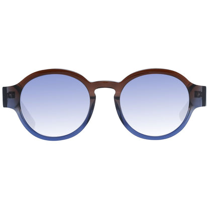 Scotch & Soda Round Gradient Medium-Tint Acetate Sunglasses - Brown