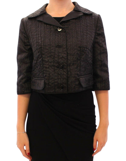 Dolce & Gabbana Women's Elegant Black Bolero Shrug Jacket