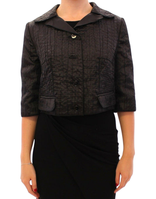 Dolce & Gabbana Women's Elegant Black Bolero Shrug Jacket