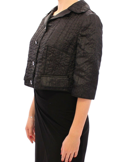 Dolce & Gabbana Women's Elegant Black Bolero Shrug Jacket