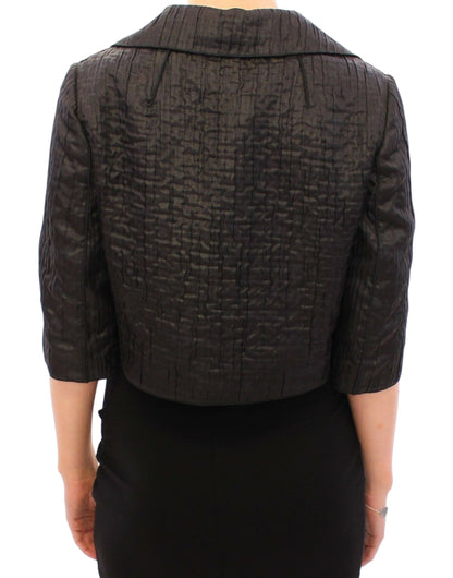 Dolce & Gabbana Women's Elegant Black Bolero Shrug Jacket