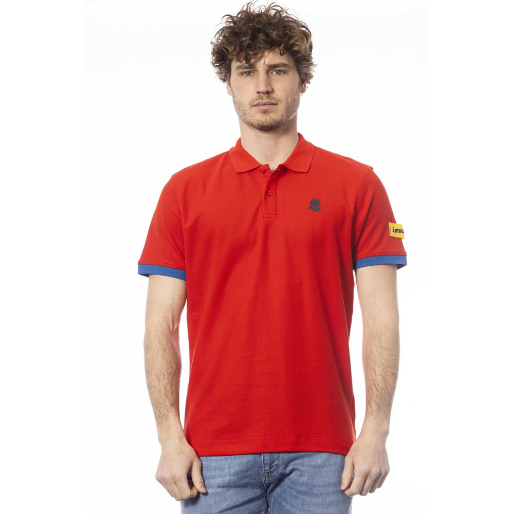 Red Cotton Polo Shirt