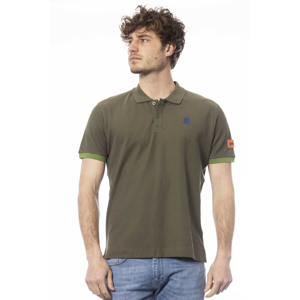 Green Cotton Polo Shirt