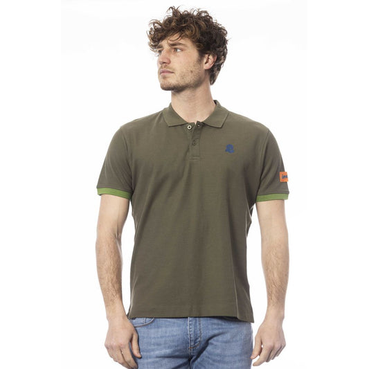 Green Cotton Polo Shirt