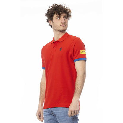 Red Cotton Polo Shirt