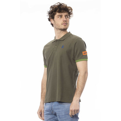 Green Cotton Polo Shirt