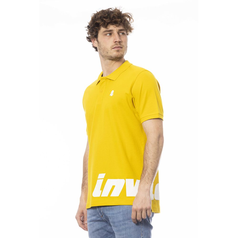 Yellow Cotton Polo Shirt