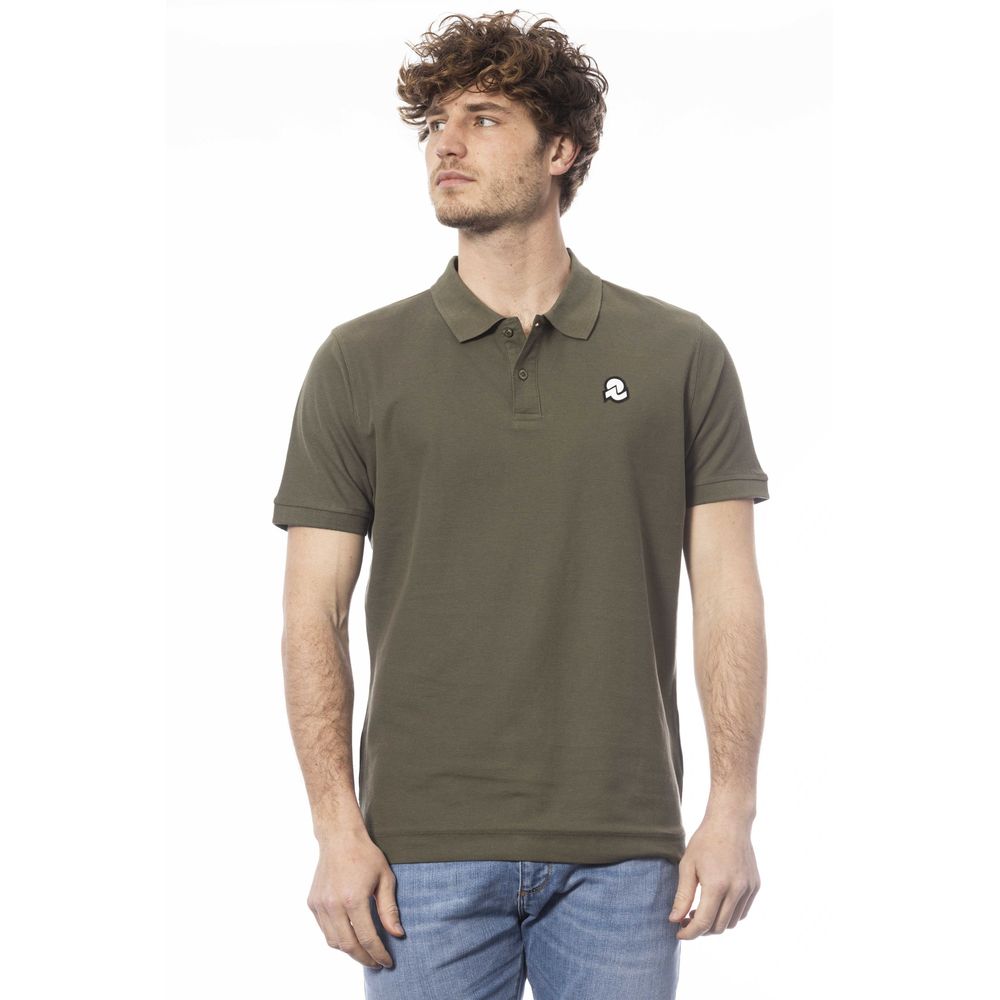 Green Cotton Polo Shirt