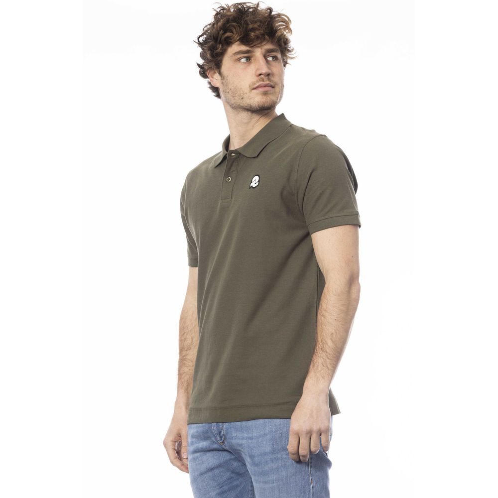 Green Cotton Polo Shirt