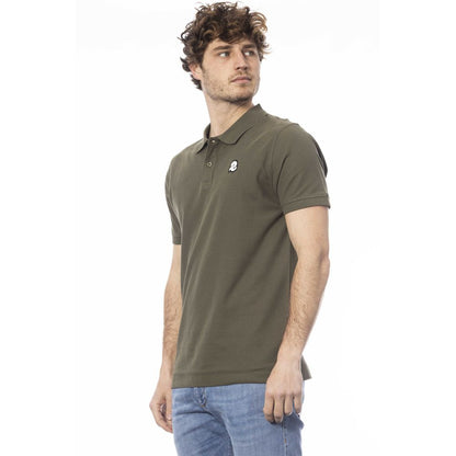 Green Cotton Polo Shirt