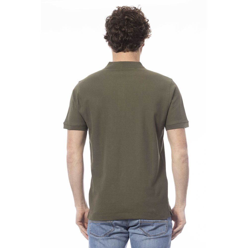 Green Cotton Polo Shirt