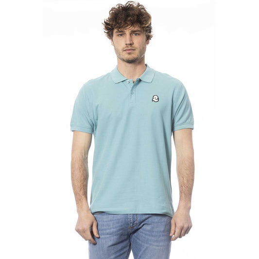Light Blue Cotton Polo Shirt