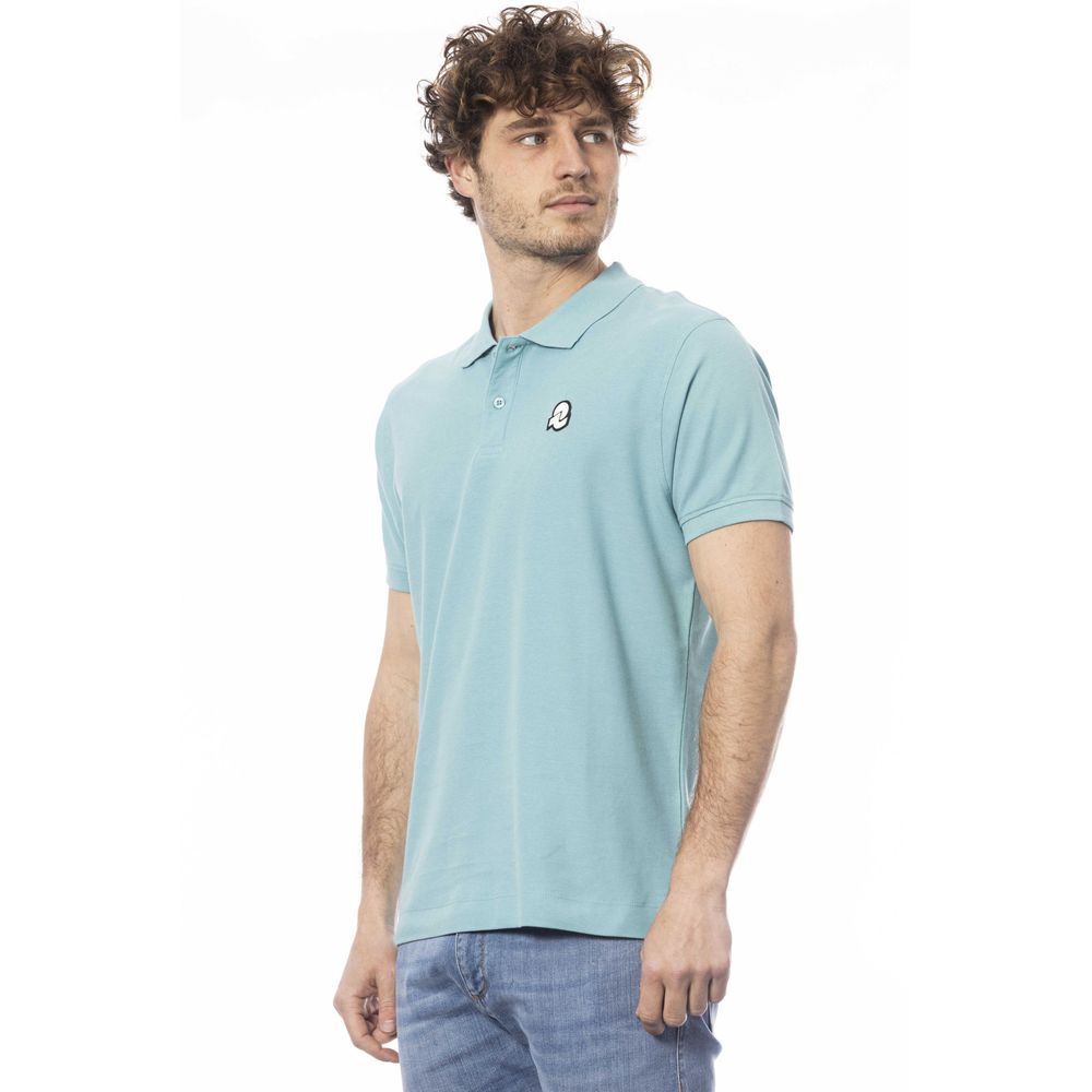 Light Blue Cotton Polo Shirt