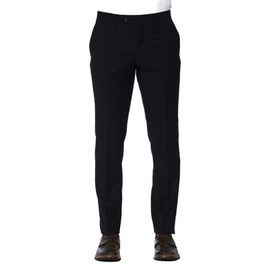 Trussardi Men's Blue Polyester Trousers